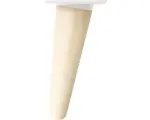Hornbach Tarrox Möbelfuß SCANDIA Balance Ø 24-48 x 150 mm Holz buche weiß 1 Stück