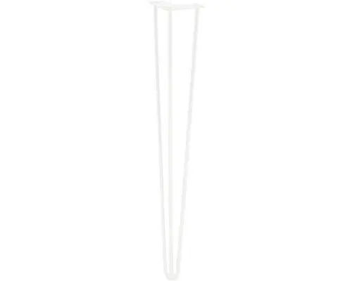 Tarrox Tischbein SPIDER Hairpin Ø 58 x 710 mm weiß 1 Stück