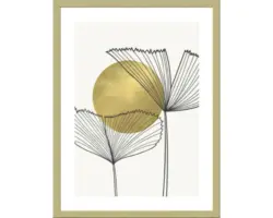 Gerahmtes Bild Leaves In The Sun I 33x43 cm