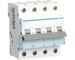 Leitungsschutzschalter Hager B 4 32 A, 400 V, 4-polig