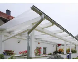 Gutta Polycarbonat Hohlkammerplatte/Stegplatte 20-16 klar 2000 x 1200 x 16 mm