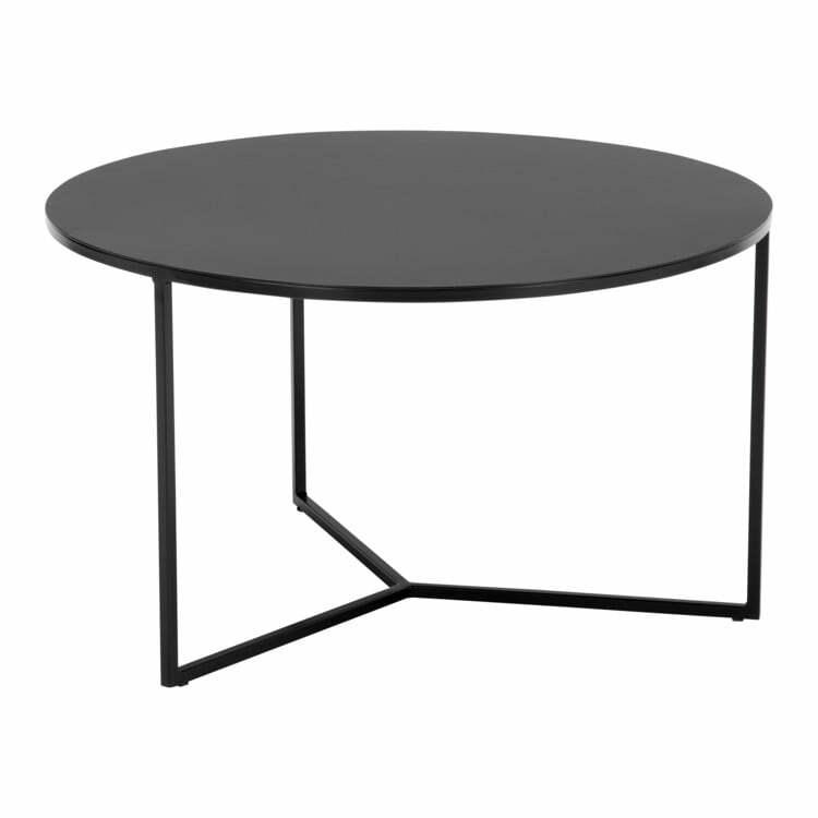 Tavolino VILLACH, metallo, nero