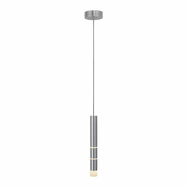 Lampe à suspension PURE-VEGA, métal, couleur aluminium