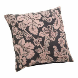 Cuscino decorativo Cloe, cotone, antracite/rosa