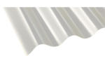Hornbach Gutta Polyester Wellplatte Sinus 177/51 natur 1250 x 920 x 0,7 mm