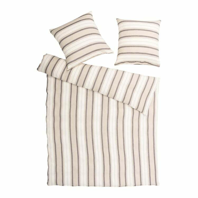 Fodera per cuscino LAOS, cotone, antracite/off-white, 65x100 cm