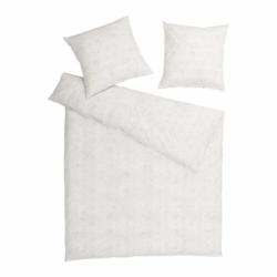 Taie d’oreiller POINTS, coton/tencel/, blanc cassé/noir, 65x65 cm