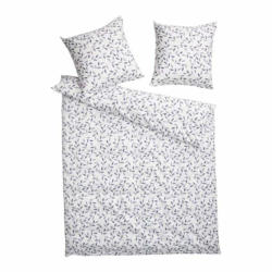 Fodera per cuscino MARCEAU, cotone, bianco/lillà, 50x70 cm