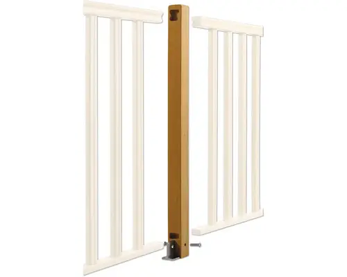 Mittelpfosten Buche unbehandelt für Brüstungsgeländer Elenie