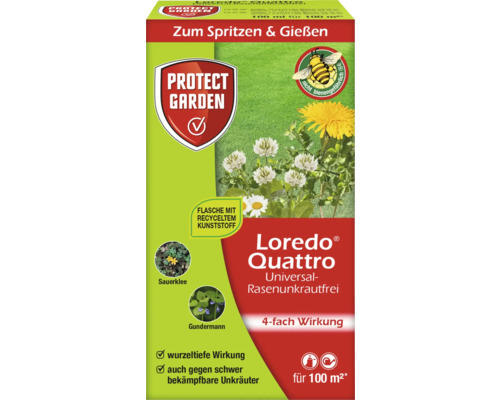 Rasen-Unkrautfrei Protect Garden Loredo Quattro Konzentrat 100 ml Reg.Nr. 3191-908