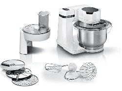 Bosch MUMS2EW01 Küchenmaschine Weiß (Rührschüsselkapazität: 3,8 l, 700 Watt)