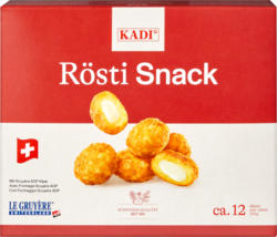 Swiss Rösti Snack, farci au Gruyère AOP, 270 g