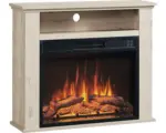 Hornbach Elektrisches Kaminfeuer Balderia Frida Eiche grau 2000 Watt