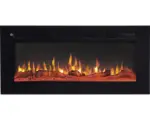 Hornbach Elektrisches Kaminfeuer Balderia Leif 36" schwarz 2000 Watt mit Fernbedienung