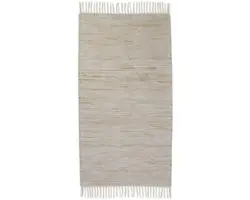 Teppich Boho uni creme 160x230 cm