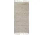 Hornbach Teppich Boho uni creme 60x120 cm