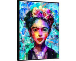 Leinwandbild Frida Kahlo oil painting 62x82 cm