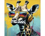Hornbach Leinwandbild Animals With Headphones II 27x27 cm