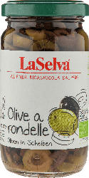 LaSelva Oliven in Scheiben, grün & schwarz