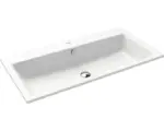 Hornbach Einbauwaschbecken Kaldewei Puro 90x46 cm alpinweiß glänzend Emailliert