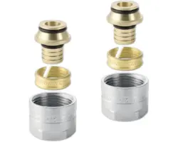 Verschraubung Geberit Mepla 16 mm messing