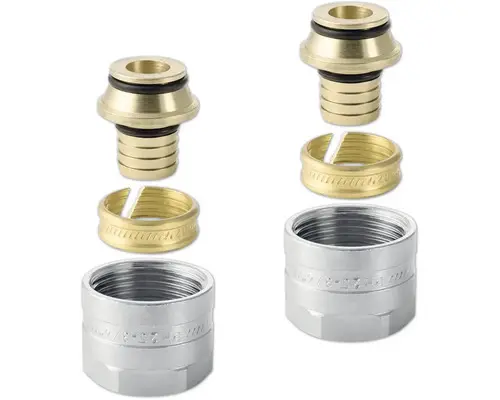 Verschraubung Geberit Mepla 16 mm messing