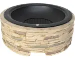 Hornbach Westmann Feuerstelle in Steinoptik Stahl