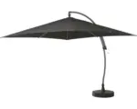 Hornbach Sonnenschirm Ampelschirm Sun Garden Easy Sun mit Kurbelfunktion 320x320 cm Polypropylen anthrazit