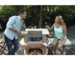 Hornbach Buschbeck Grillkamin-Bar Bologna 65 x 110 x 93 cm Beton weiß