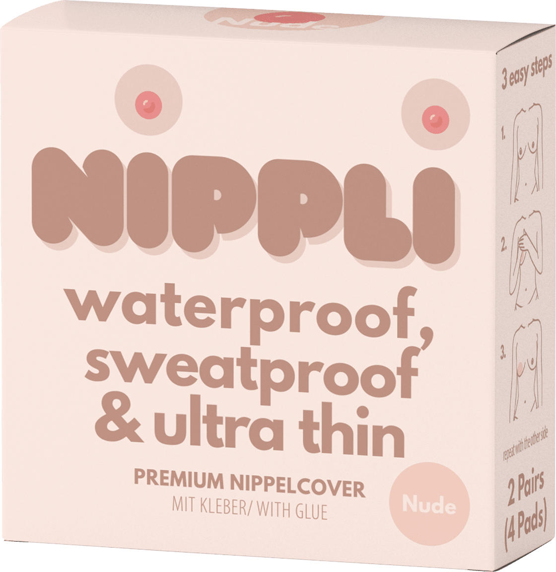 NIPPLI EUROPE GmbH Nippelcover Nude Mit Kleber (2 Paar)