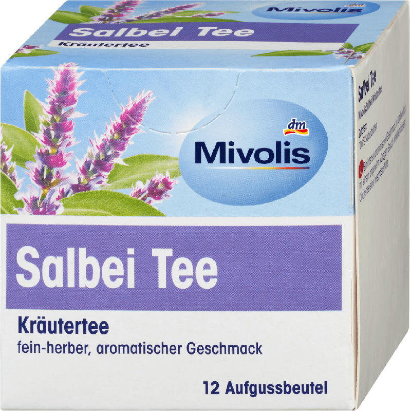 Mivolis Kräutertee Salbei Tee (12 x 1,5g)