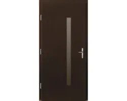 Haustür Silves Kiefer lackiert nussbaum 1000x2000 mm DIN links