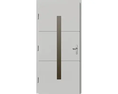 Haustür Tavira Kiefer lackiert weiß 1100x2100 mm DIN links