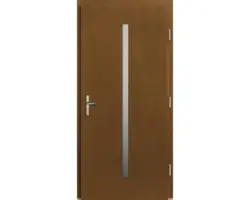 Haustür Lizbona Kiefer lackiert afromosia 1000x2000 mm DIN rechts