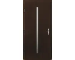 Haustür Lizbona Kiefer lackiert nussbaum 1100x2100 mm DIN links