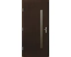 Haustür Maia Kiefer lackiert nussbaum 1000x2000 mm DIN links