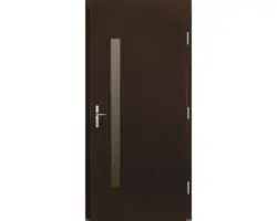 Haustür Maia Kiefer lackiert nussbaum 1100x2100 mm DIN rechts