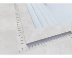 FLAIRSTONE Poolumrandung Beckenrandstein Sand Aussen-Eckstück 90° beige 60 x 15 x 5 cm