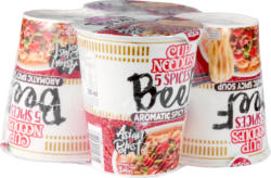 Nissin Cup Noodles Beef, 4 x 64 g