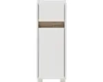 Hornbach Midischrank Möbelpartner Cosmo U300 1 Tür 1 Auszug 84,8x30,2x33 cm weiß perl