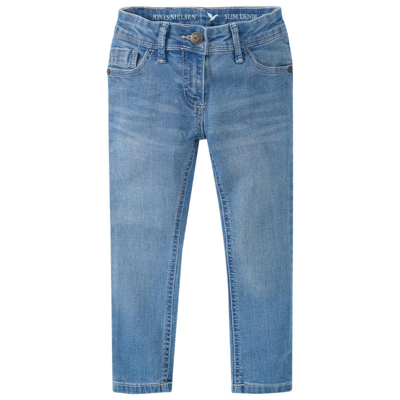 Mädchen Slim-Jeans mit verstellbarem Bund (Nur online)