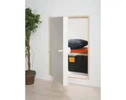 Dolle Kniestocktür/Drempeltür 680 x 980 x 115 mm Fichte cpl weiß