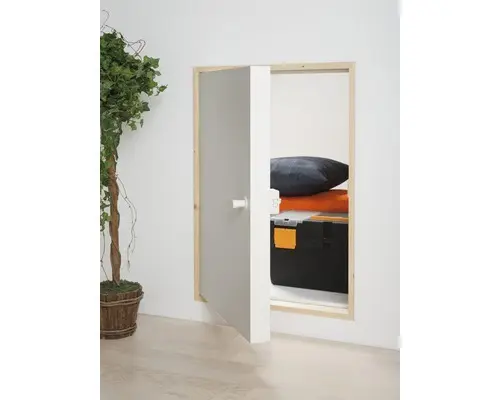 Dolle Kniestocktür/Drempeltür 680 x 980 x 115 mm Fichte cpl weiß