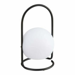Outdoor lampada da tavolo GARDEN, materiale misto, nero/bianco