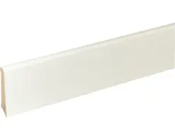 Sockelleiste S601 Buche weiß lack massiv 12x60x2400 mm