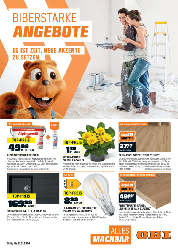 OBI Angebot ≫ Aktuelle Prospekte und Produkte online Handelsangebote