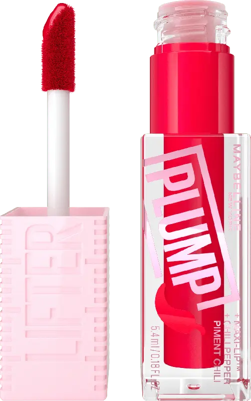 Maybelline New York Lipgloss Lifter Plump 004 Red Flag