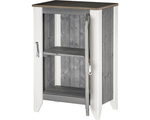 Outdoorküche Typ 561 Schrank inkl. 1 Tür 60x40x88 cm hellgrau-creme