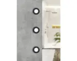 Hornbach LED Einbauspot FUEVA 5 2,7 W 300 lm 3000 K warmweiß Ø86 mm IP44 schwarz
