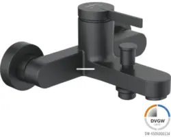 Badewannenarmatur Jungborn Sigma B55980-02M schwarz matt